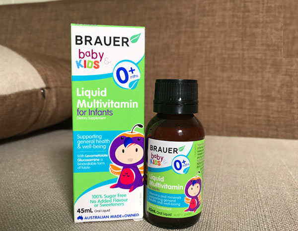 Brauer Baby & Kids Liquid Multivitamin for Infants 