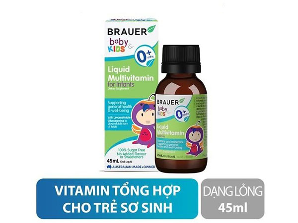 Cách sử dụng Brauer Baby & Kids Liquid Multivitamin
