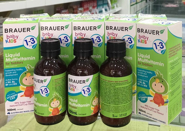 Brauer Baby & Kids Liquid Multivitamin for Toddlers
