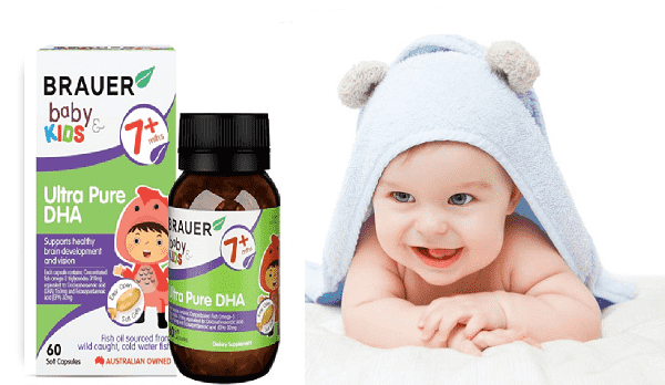 Brauer Baby & Kids Ultra Pure DHA 60 soft gels