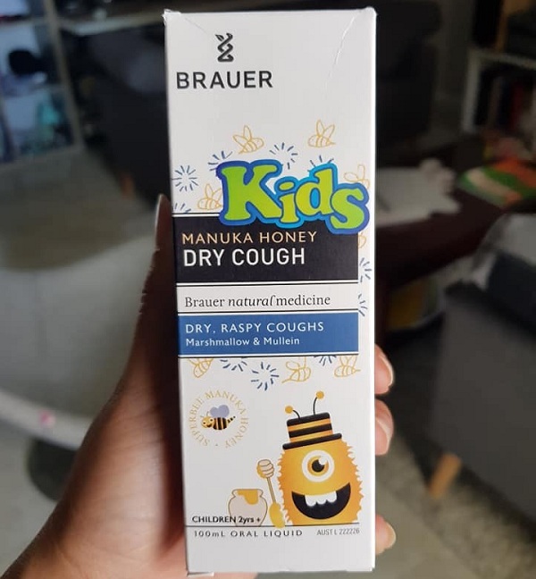 Công dụng của Brauer Honey Kids Dry Cough