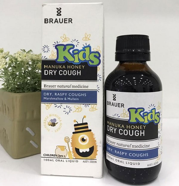 Đối tượng sử dụng Brauer Honey Kids Dry Cough