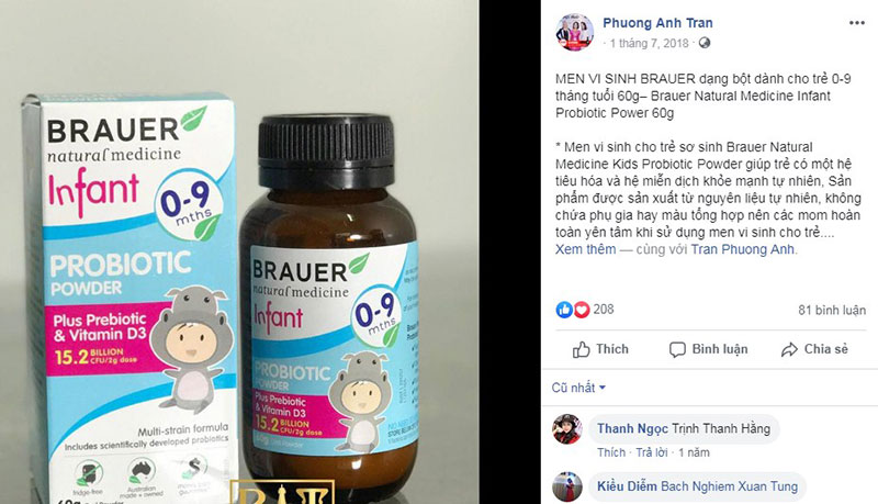 Khách hàng nói gì về Brauer Infant Probiotic Powder