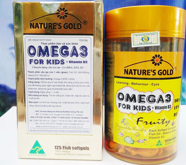 Dầu cá trẻ em Nature's Gold Omega 3 có tốt không, nature's gold omega 3 for kid