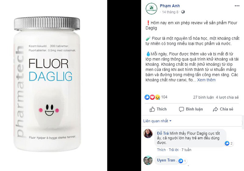 Feedback từ khách hàng về Flour Daglig 
