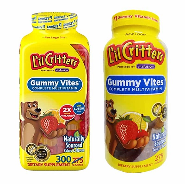 l'il critters gummy vites reviews, 300 gummy bears, kẹo dẻo vitamin tổng hợp, 300 viên.