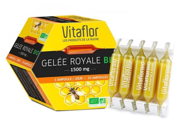 Sữa Ong Chúa Vitaflor Bio 1500mg 20 Ống Của Pháp