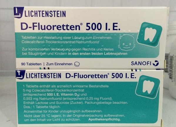 vitamin d fluoretten 500 ie có tốt không, cách dùng, zentiva, review giá bao nhiêu, của đức, sanofi aventis, giả.