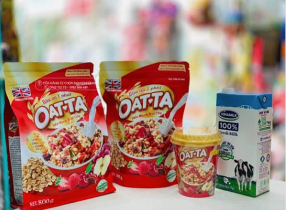 Ngũ cốc Oatta có chứa chất béo không?
