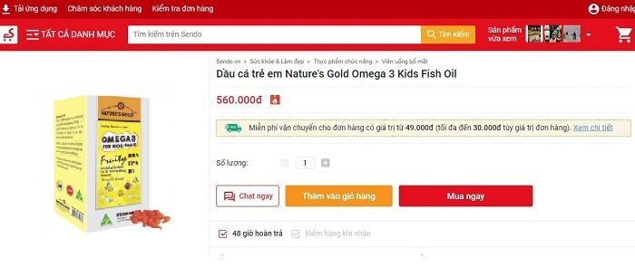 Dầu cá trẻ em Nature's Gold Omega 3 có tốt không, nature's gold omega 3 for kid