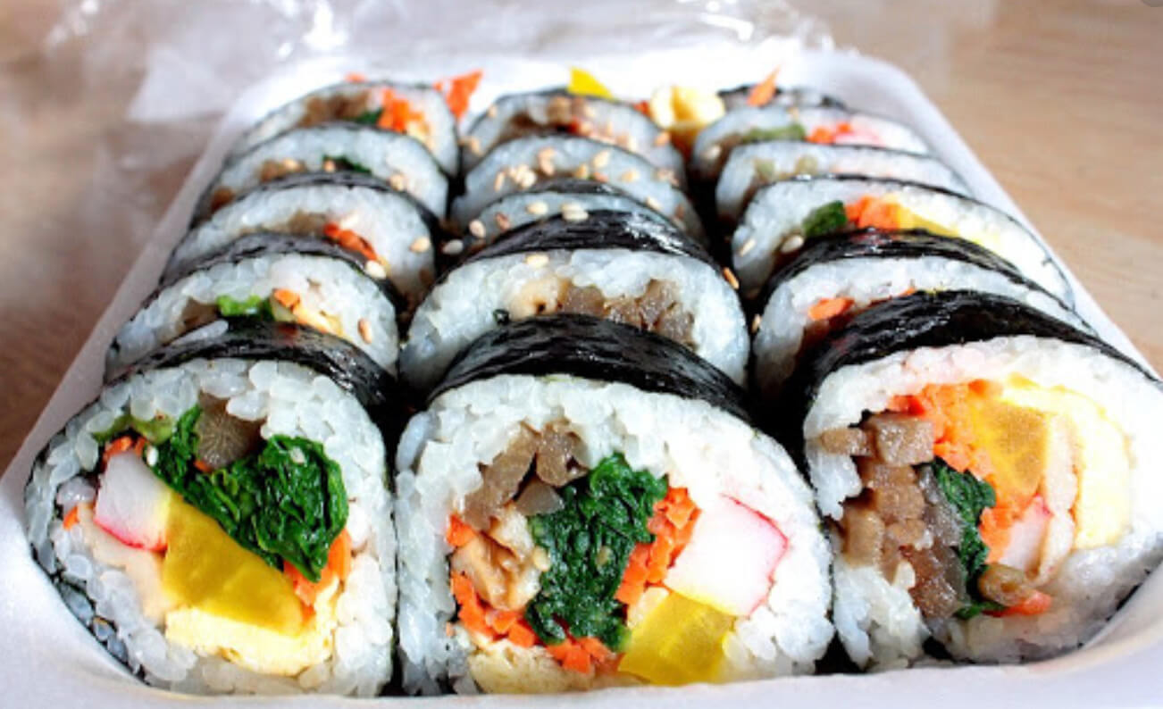 calo trong kimbap, kimbap có bao nhiêu calo, kimbap chứa bao nhiêu calo, kimbap bao nhiêu calo, kimbap chiên bao nhiêu calo, Ăn kimbap có mập không