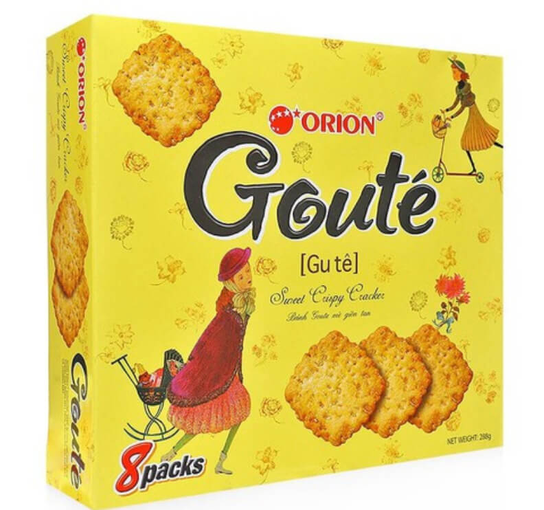 1 gói bánh Goute bao nhiêu calo? Ăn bánh Goute có béo không?