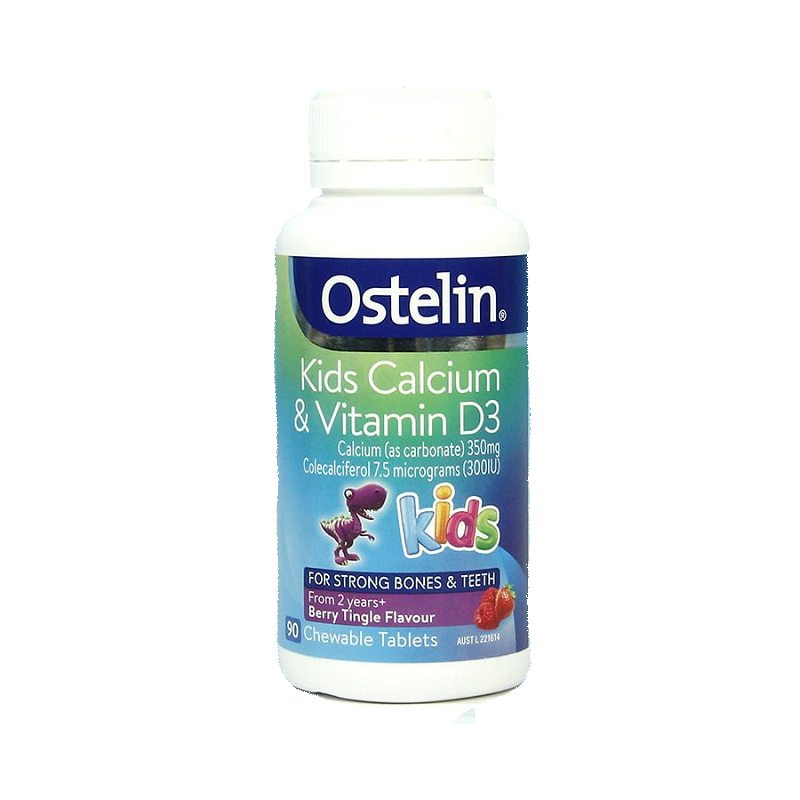 Vitamin D Và Calcium Ostelin Kids 