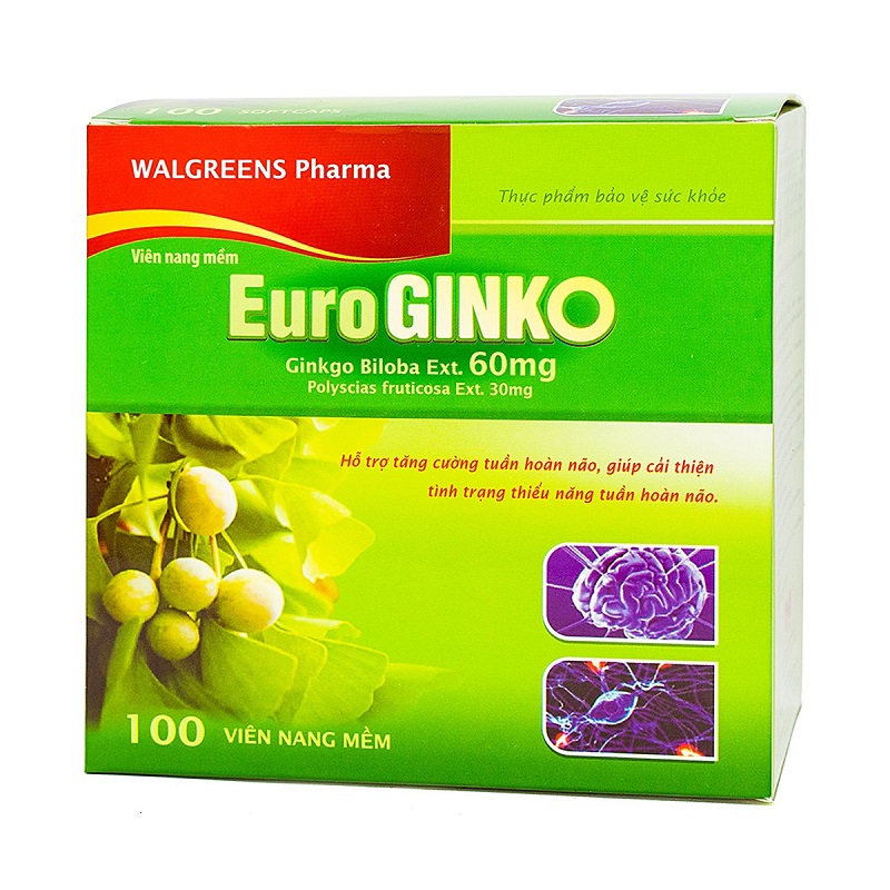 Euro Ginko - Hỗ Trợ Tuần Hoàn Máu Não